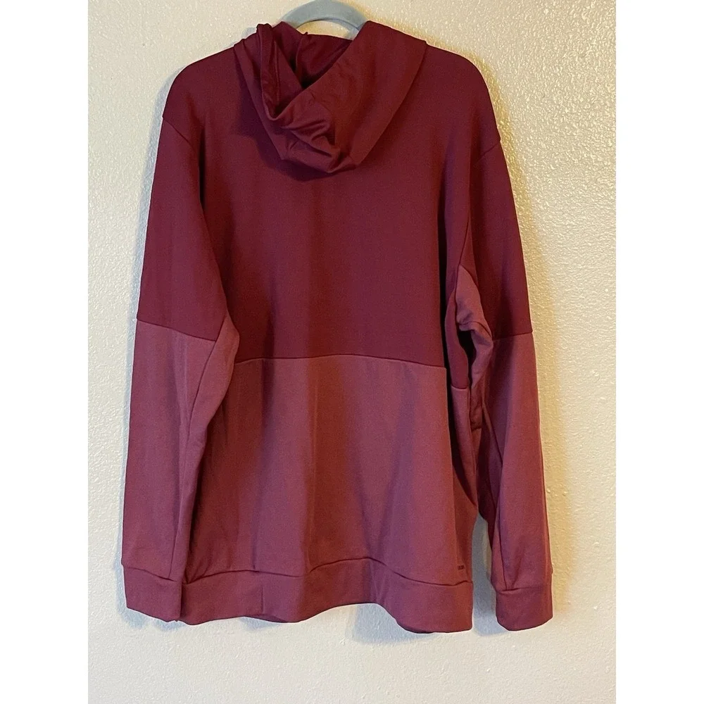 Men's 2XL NWOT Arizona Coyotes‎ Adidas Pullover Hoodie Garnet